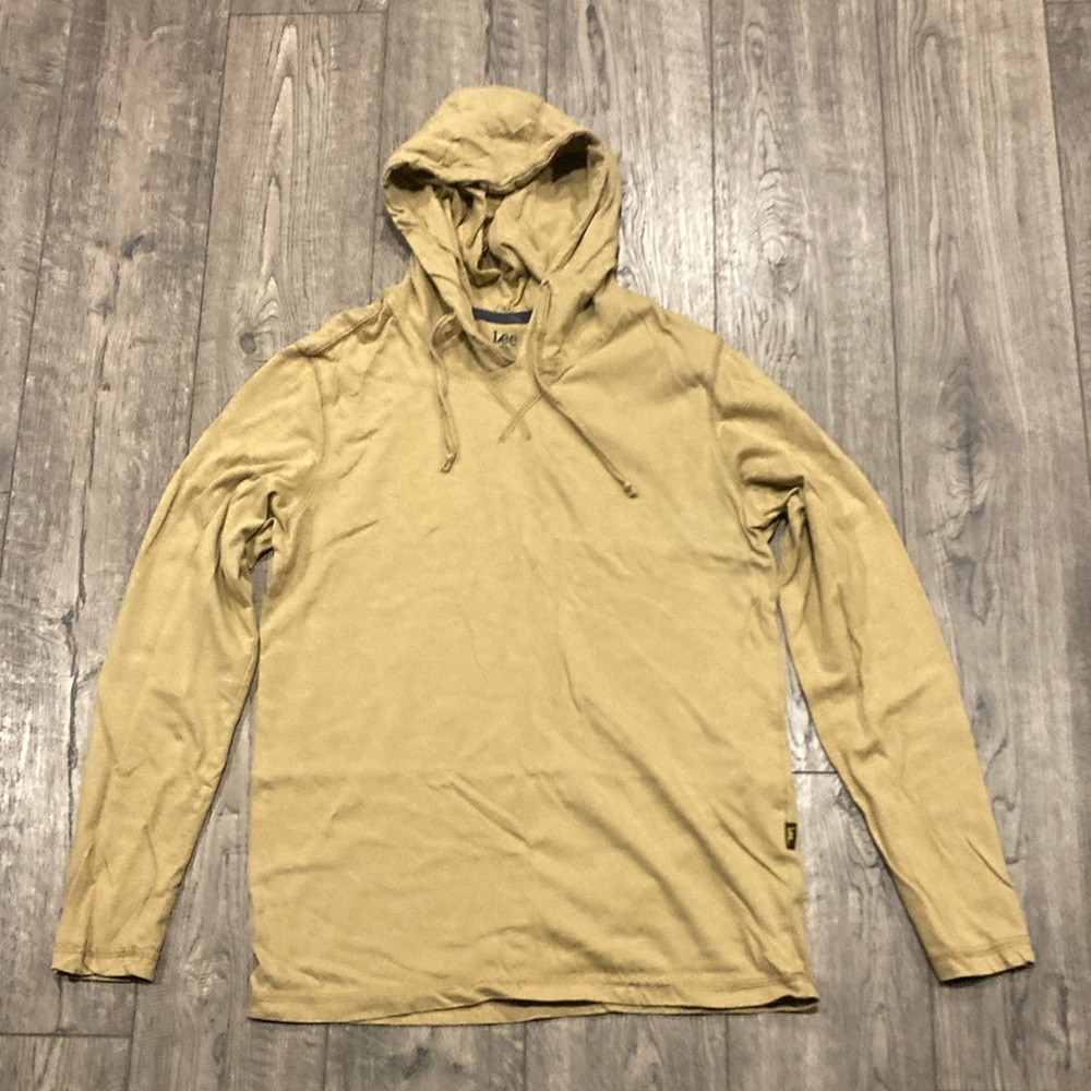 Men's Lee Hoodie Shirt long sleeve size S 60% cotton 40% polyester - Picture 1 of 5